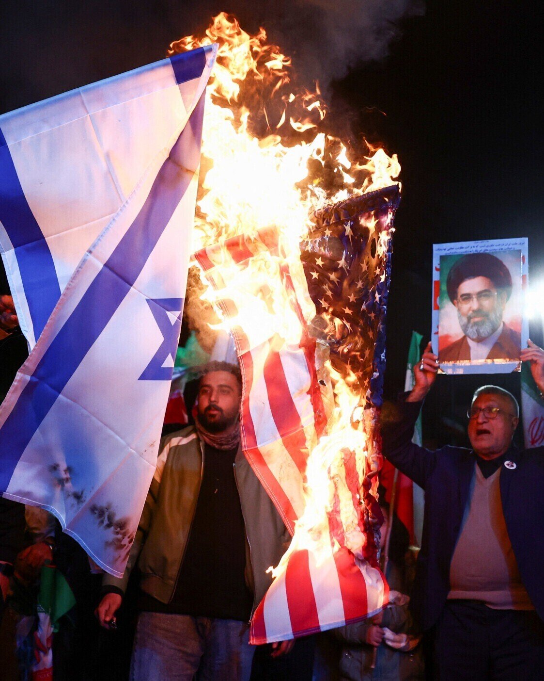 Thousands of Iranian protesters flooded Enghelab Square in Tehran on Wednesday, April 8, following the announcement of a two-week ceasefire between Iran, the United States, and Israel.