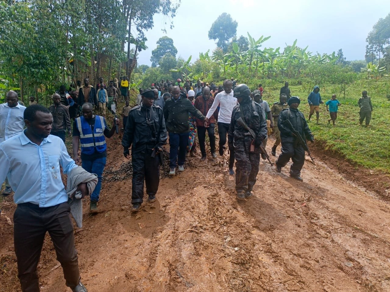 Uganda’s Local Government Minister Balaam Ateenyi Inspects Budwale Road in Mbale District