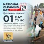 The Ugandan government has called on citizens across the country to participate in the upcoming National Cleaning Day, scheduled for tomorrow