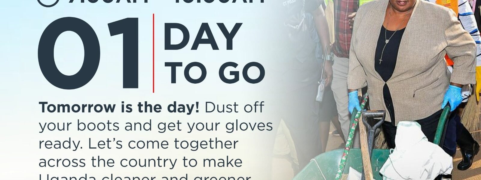 The Ugandan government has called on citizens across the country to participate in the upcoming National Cleaning Day, scheduled for tomorrow