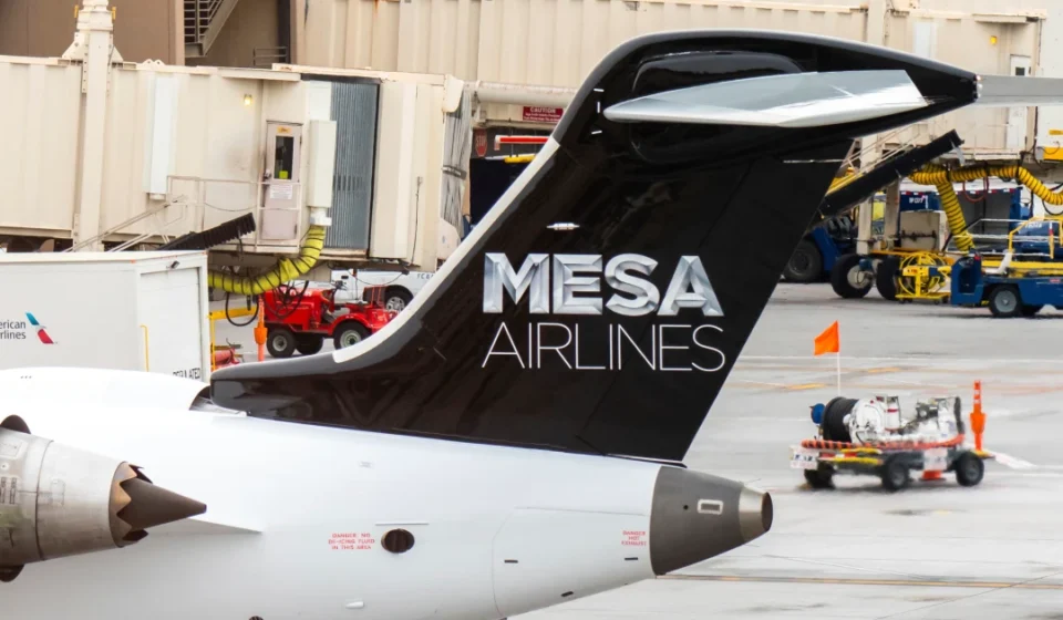 A Mesa Airlines flight made an emergency return to Houston after its windshield shattered shortly after takeoff, according to the airline and air traffic control recordings.