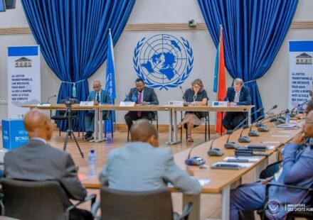 DRC Minister Samuel Mbemba Kabuya launches a transitional justice consultative framework in Kinshasa focused on truth, justice, reparations and peacebuilding.