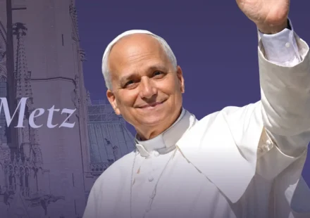 Pope Leo XIV concludes his visit to France in Metz with a speech on peace and European unity, followed by Mass at Saint-Étienne Cathedral with Emmanuel Macron.